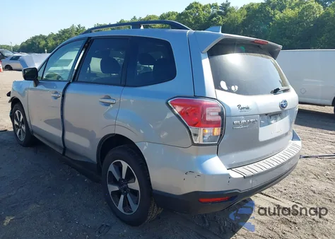 2017 Subaru Forester 2.5I Premium из США, поврежденный, VIN JF2SJAEC1HH507602
